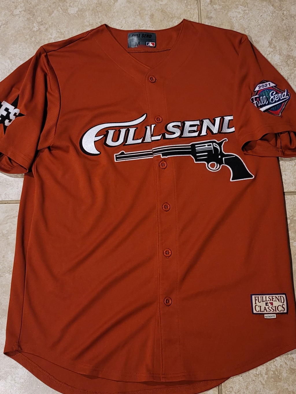 Full Send Baseball Jersey